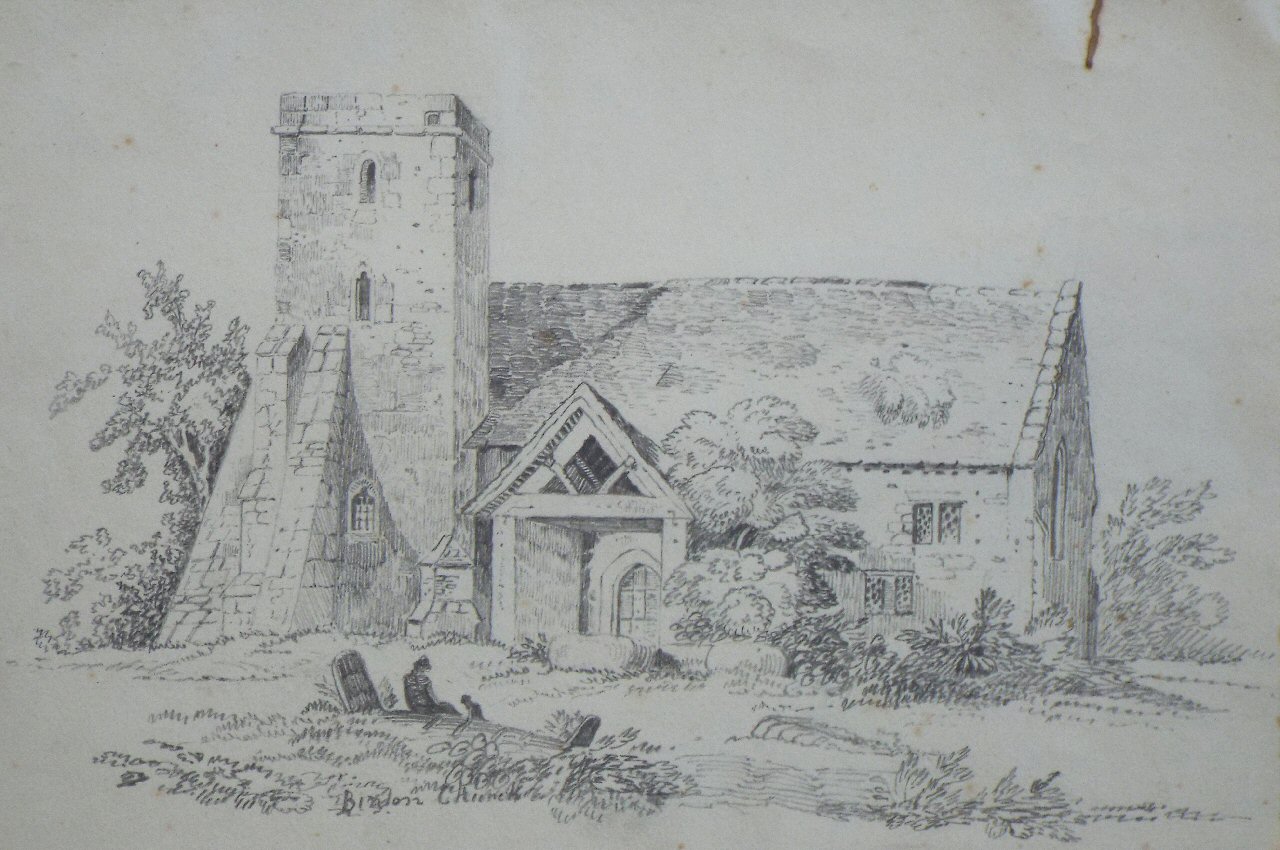 Pencil sketch - Binton Church